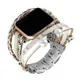 錶帶iserisewatch適用apple watch78表帶手表se6代iwatch543金屬表帶