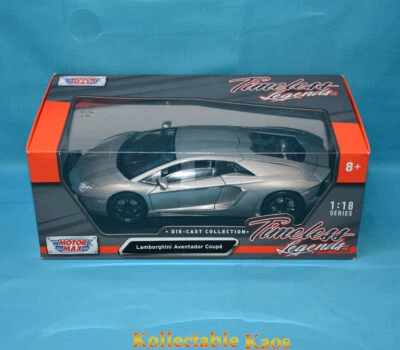 1:18 Motormax - Timeless Legends - Lamborghini Aventador LP700-4 - Grey