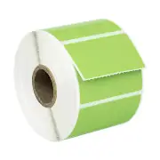 ZEBRA 2.25 x 1.25 GREEN Direct Thermal Labels - (50) Rolls - LP2824 ZP450 LP2844