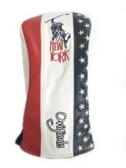 NEW PRG Liberty Red/White/Blue Leather Driver Headcover