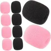 Totority 30pcs Microphone Sponge Foam Covers Mic Windscreens Lapel Headset Microphone Windscreens Mini Covers
