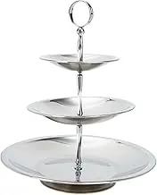 Cabilock Multi Layer Dry Fruit Holder Detachable Snack Plate Tiered Snack Stand for Elegant Table Display for Snacks Fruits Desserts Present for Friends Home Decor