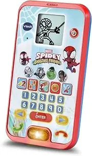 VTech Spidey Learning Phone - Electronic Kids Phone - 554403 - Multicoloured
