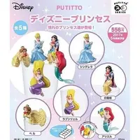 在飛比找PChome24h購物優惠-【日本進口正版】整盒8入 迪士尼 公主系列 杯緣子 盒玩 擺