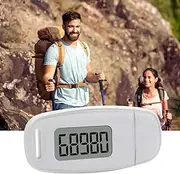 3D Sensor Pedometer Step Counter with Blue Backlight Clip-on Fitness Tracker for Walking Running