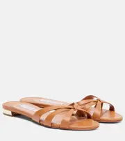 [Aquazzura] Aquazzura Leather sandals AU 11.5 brown