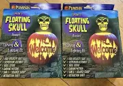 New Pumpkin Masters Create a Floating Skull Illusion Carving Lighting Kit 2 pack