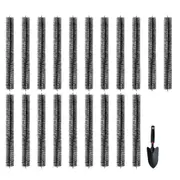 Gutter Brush, 60 Feet Total Length 4.33 inch Diameter Gutter Cleaning Tools, Ground-Level Gutter Brush Leaf Guard for 5 Inch Gutters, Easily Clear roof Leaves and Debris, 20