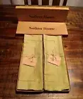 Linen Placemats Solino Home French Solid Green Two Sets of Four-8 14x19