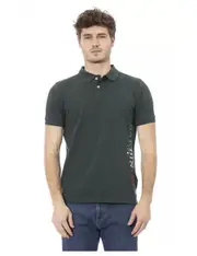 Embroidered Short Sleeve Polo Shirt L Men