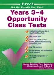 Excel Opportunity Class ( OC ) Tests Years 3-4 2022 Updated Edition