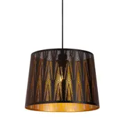 Ipil Black Tapered Laser Cut Pendant - Vector