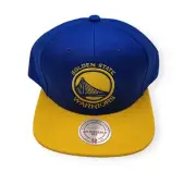 Mitchell & Ness Golden State Warriors Wool 2 Tone Adjustable Snapback Hat Cap