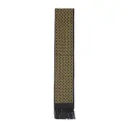 [Valentino Garavani] Valentino Garavani-Black Silk Bandeau Scarf-Uomo OS OS