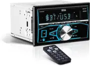 BOSS Audio Systems 820BRGB Car Stereo - Double Din, Bluetooth, No CD DVD Player,