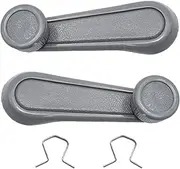 laffoonparts 1 Pair Left&Right Window Winder Handle 6926004020 6926010040 6926089104, Replacement for Toyota Landcruiser HZJ75 FZJ75 Series