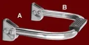 GRADY WHITE STAINLESS STEEL STOWING FOOTREST 13-1/4" x 8" - NEW OEM