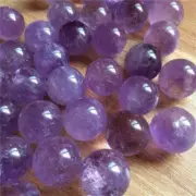 Natural Amethyst Quartz Stone Sphere Crystal Fluorite Ball W8I8 Healing B3X3