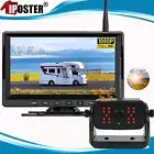 Wireless 7" Monitor DVR Standby Magnetic Solar Backup Camera Caravan Reversing