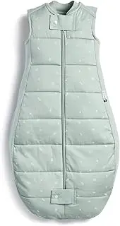ergoPouch Premium Sleeping Bag 2.5 TOG – 2–4 Years – Sage Print – A Premium, Silky-Smooth, Wider-Fit Sleeping Bag – 400 Thread Count Organic Cotton – For Toddlers and Preschoolers