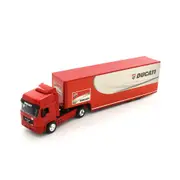 NewRay Licensed 1:43 Scale Man Ducati MotoGP Team Truck Diecast Model Red