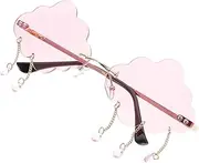 [LIFKOME] Trendy Acetate Sun Sunes Sunglasses Cloud Shape Glasses for Women Teens Girls and Kids Light Es Sturdy