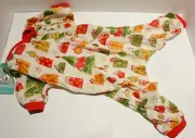 CuteBone Dog Pajamas Jumpsuit Clothes Christmas Tree Present 14" Back 14-35lbs