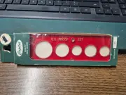 VINTAGE CAPITAL PLASTICS NOS UNITED STATES PROOF SET RED 5 COIN DISPLAY #11