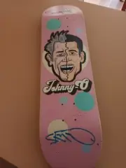 Johnny Knoxville & Steve O Limited Ed Signed Skateboard Deck Jackass