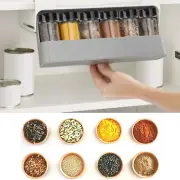 Spice Organizer Rack Pack With Bottles for Kitchen Cabinet Storage Seasoning