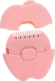 Boys and Girls Hair Cutting Comb Baby Girl Hair Care Detangler Brush Hair Styling Tools Portable Hair Clippers Razor Comb Pink