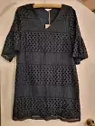 Gorman Black Broderie Habibi Dress Size 12 BNWT!! 100% Organic Cotton