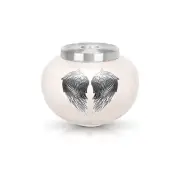 Angel Wing Tealight Cremation Urns for Ashes - Small Decorative Urns for Huma...