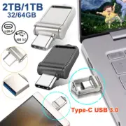 2TB 1TB 64GB USB 3.0 Memory Stick for Android Samsung Otg Flash Drive Type C