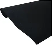 CPR Marine Upholstery Durable Un-Backed Automotive Trim Carpet 72" x 36" Mini Roll (Black)
