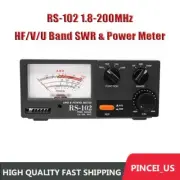 RS-102 1.8-200MHz HF/V/U Band SWR & Power Meter Digital Display RF Power Meter