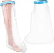 Shower Boot Waterproof Foot Cover for Shower Leg Cast Cover Cast Protector for Foot Foot Bag
