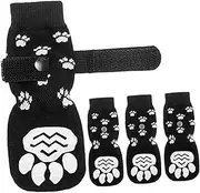 VILLFUL 2 Pairs Winter Cotton Pet Socks of Washable Non Slip Dog Socks for Outdoor Use for Breeds Wear Resistant Lightweight for Cold Weather Protection
