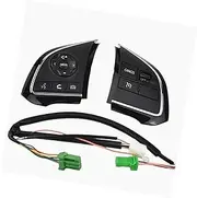 Pexorin Car Cruise Control Button, for Mitsubishi, for Trito, for Outlander, for Xpander, for Strada Cruise Control Switch Steering Wheel Button Audio Volume Switch Auto Parts Car Steering Wheel Switc