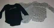 New Carter's 18m Girls 3 Pack Bodysuits Tops Little Sparkle Lovable