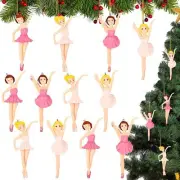 Ballerina Christmas Tree Ornament Decorations Christmas Resin Ballet Girl Orn...