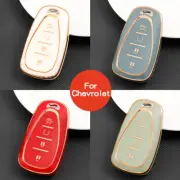 Smart Car Key Fob Case Cover 4 Buttons for Chevy Chevrolet Malibu Equinox Camaro