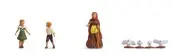 Noch 15804 HO Scale Hansel and Gretel with Witch and Birds