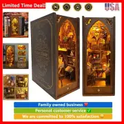 Book Nook Kit - DIY Dollhouse Booknook, Book Nook Miniature Kit for Bookshelf...