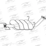 Redback Mufflers Bolt-On to suit Hyundaiterracan Hp 4WD Wagon 3.5L Pet C/M - M0502