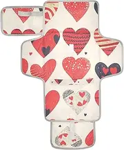 Reusable Baby Changing Pads with Tissue Pocket Changing Pads for Changing Table for Moms, Dads