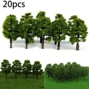 20Pcs 8CM Mini Model Trees Landscape Decor Train Layout Accessories DIY