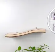 Cat Bed Wall Mounted Floating Shelf with Pillow Cat Wall Furniture Cat Shelves