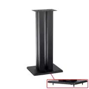 28" Floor Speaker Stand Universal Home Theater Surround Sound Bookshelf Steel