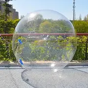 1.3-2.5M Walk On Water Walking Ball with Inflatable Pump, 0.18mm Roll Ball Inflatable Zorb Ball Tizip Zipper Dia 1.8